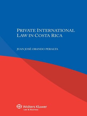 cover image of Private International Law in Costa Rica